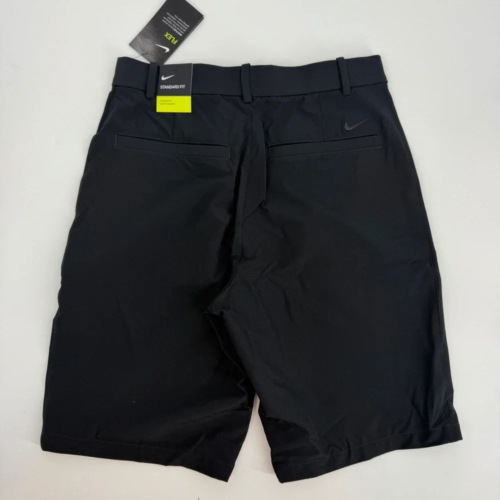 Nike Golf Mens Shorts Black Standard Fit Flex Performance‎ Size 28 AJ5495 010